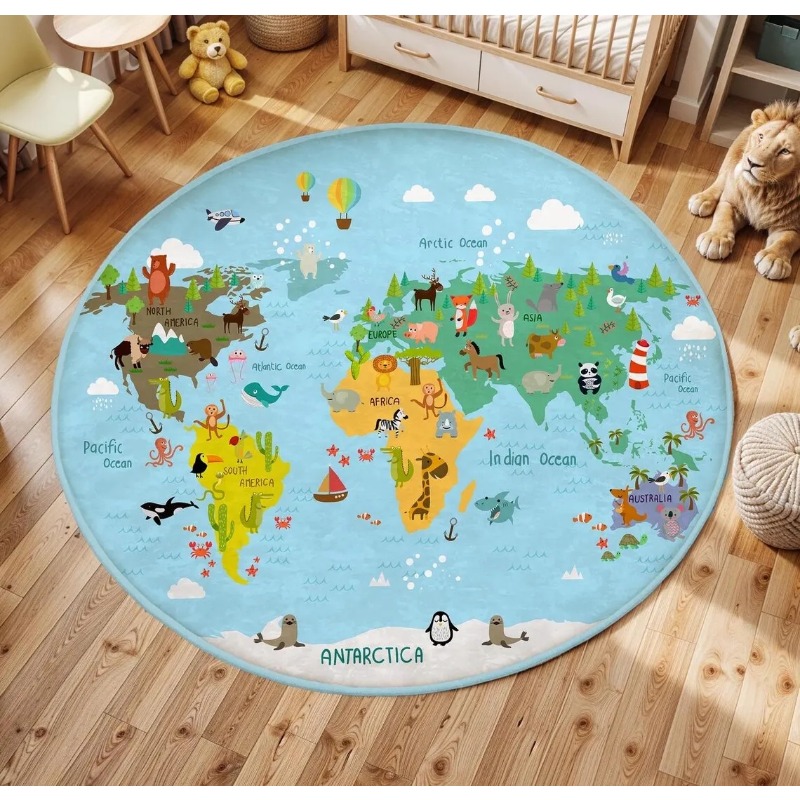  Alfombra redonda para el sue - Commercial Printing Format reseña y precio
